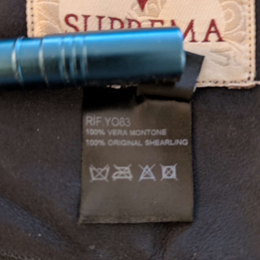Italian Wool Shearling Reversible Jacket - Picture 7 of 7